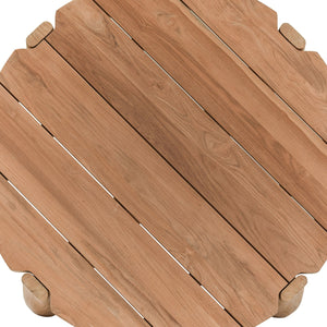 Aston Outdoor Round Coffee Table 48" in Teak