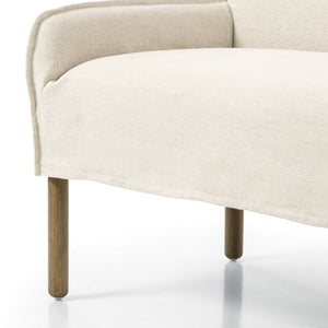 Addington Slipcover Bench in Brussels Natural