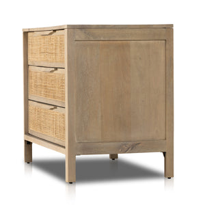 Sydney Large Nightstand in Natural Mango