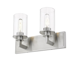 Savannah 2 Light Vanity in Brushed Nickel Finish