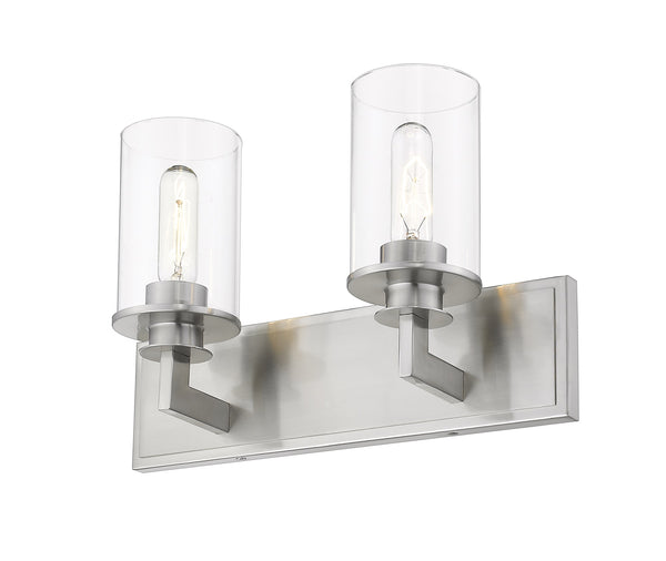 Savannah 2 Light Vanity in Brushed Nickel Finish