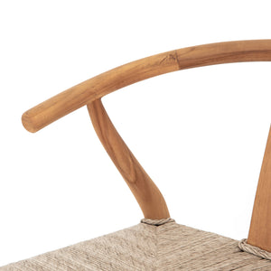 Muestra Bar Stool-Matte Sealed Teak