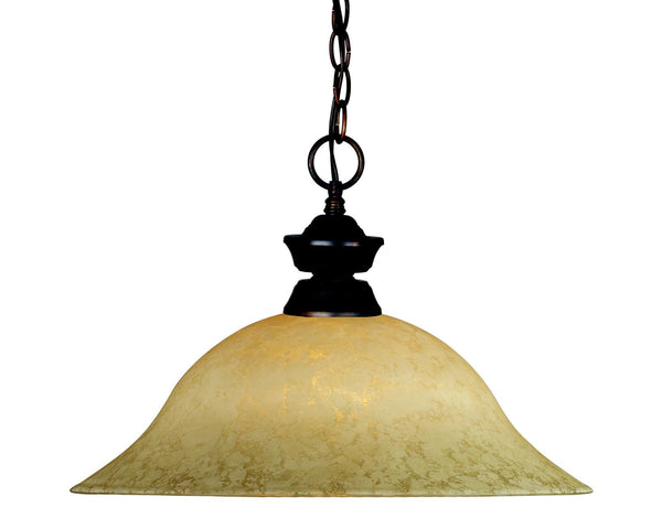 Pendant Lights 1 Light Pendant in Olde Bronze Finish