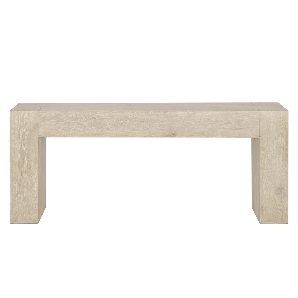 Bristol Solid Wood Console Table - Aged Cream