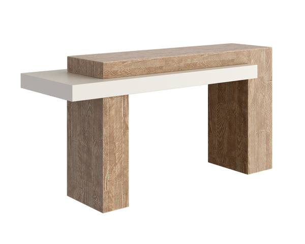 HERRIOT CONSOLE TABLE - LIGHT BROWN / SUMMER SAND