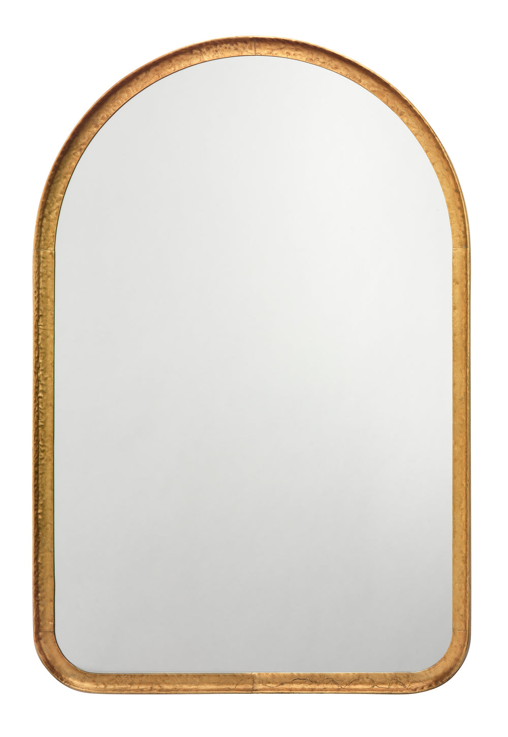 Arch Iron Wall Mirror, Gold