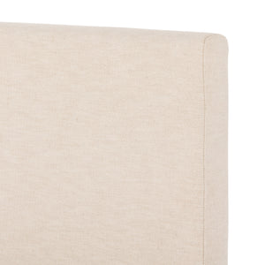 Martina Bed Wide Queen in Bergamo Parchment