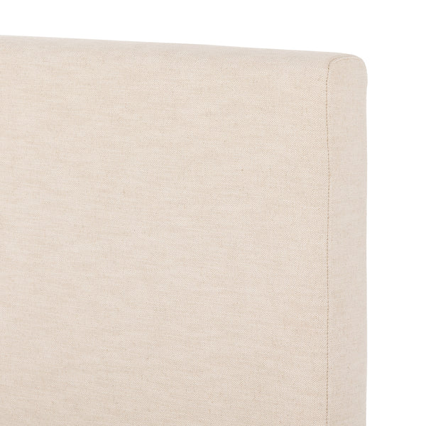 Martina Bed Wide Queen in Bergamo Parchment
