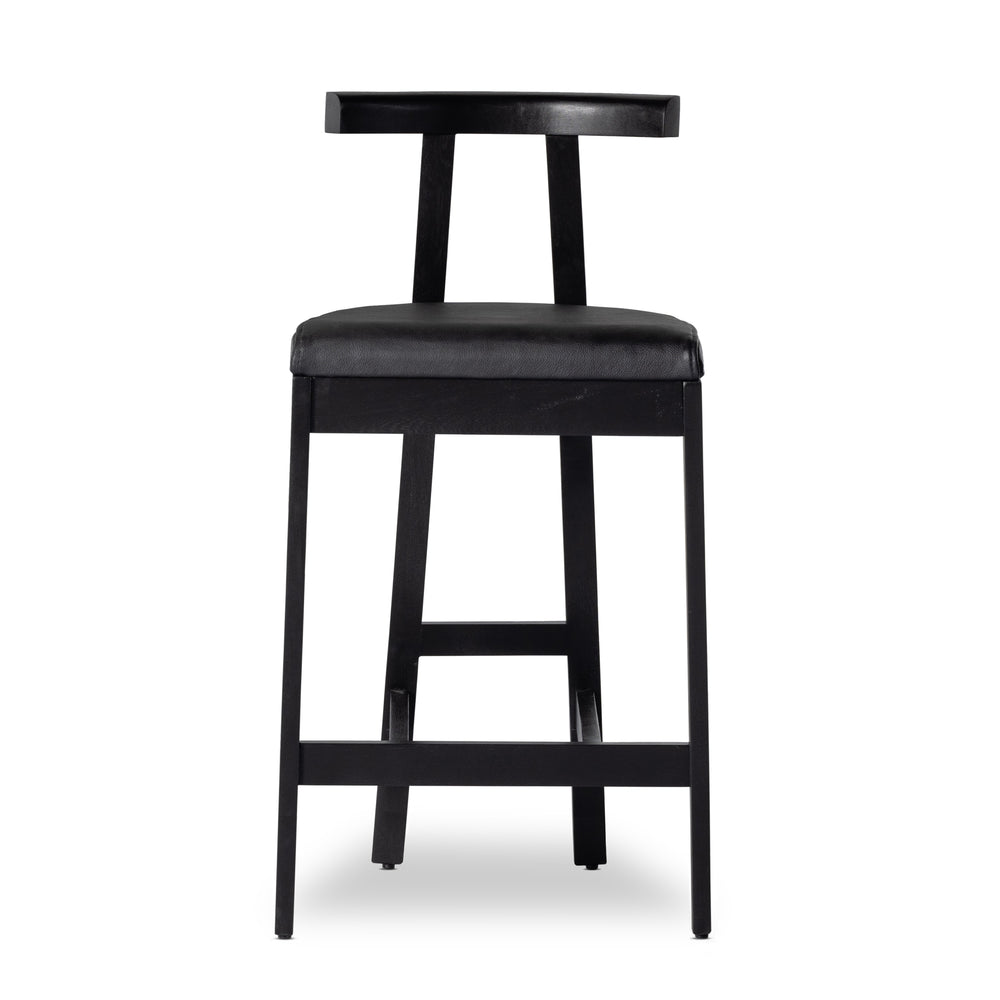 Tex Stool In Black Rosa Morada