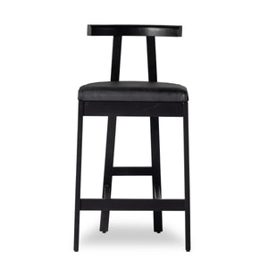 Tex Stool In Black Rosa Morada