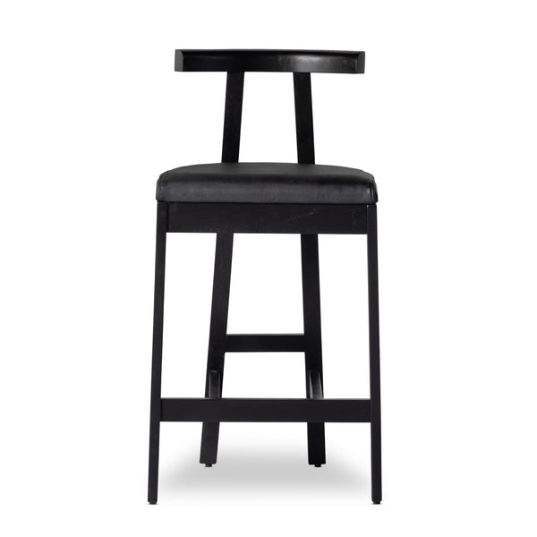 Tex Stool In Black Rosa Morada