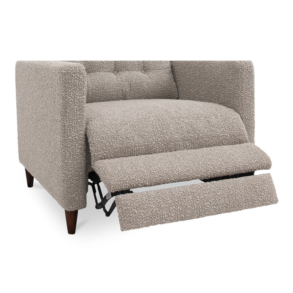 Moe's Bridgers Power Recliner Chair in Warm Grey