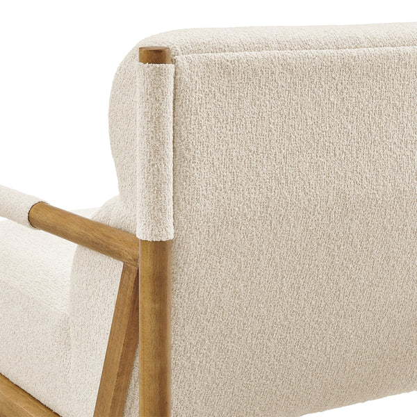 Olsen Boucle Accent Arm Chair, Palladian Beige