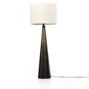 Nour Floor Lamp In Ombre Stainless Steel