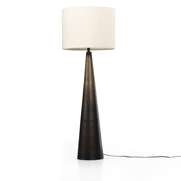 Nour Floor Lamp In Ombre Stainless Steel