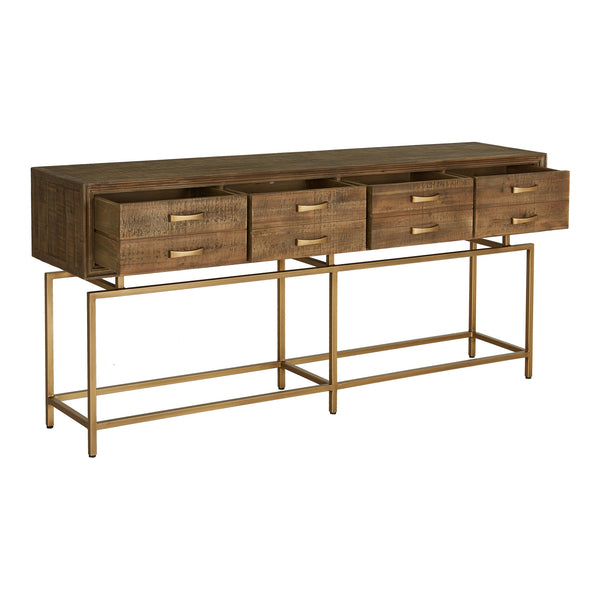 Moe's Annecy Console Table in Natural Wood