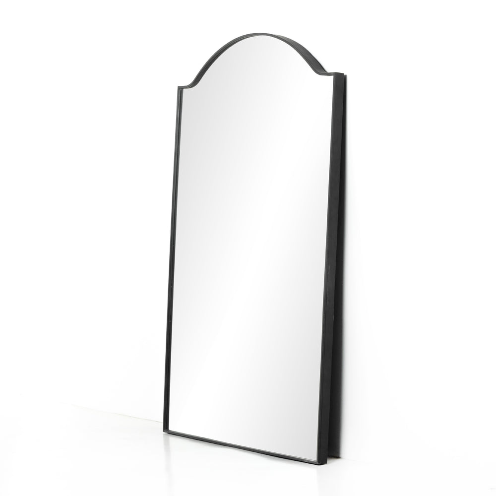 Jacques Floor Mirror In Gunmetal