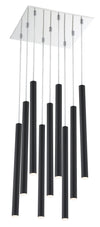Forest 9 Light Island/Billiard in Chrome Finish