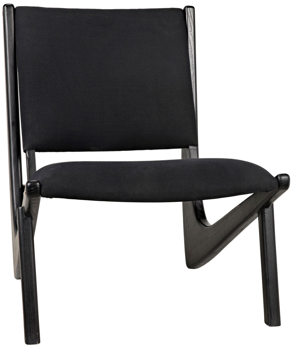 Boomerang Chair, Charcoal Black