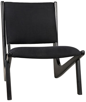 Boomerang Chair, Charcoal Black