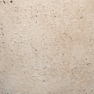 Elavated Ceramic Decorative Vase, Off White