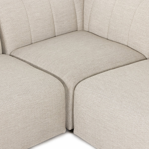Gwen Outdoor 4 Pc Sectional In Faye Sand