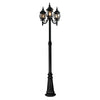 Classico AC8099BK Outdoor Post Light in Black