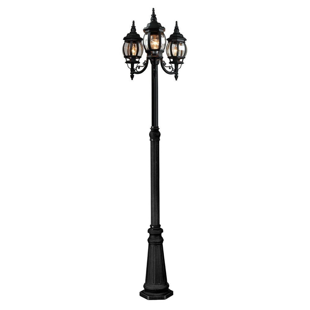 Classico AC8099BK Outdoor Post Light in Black