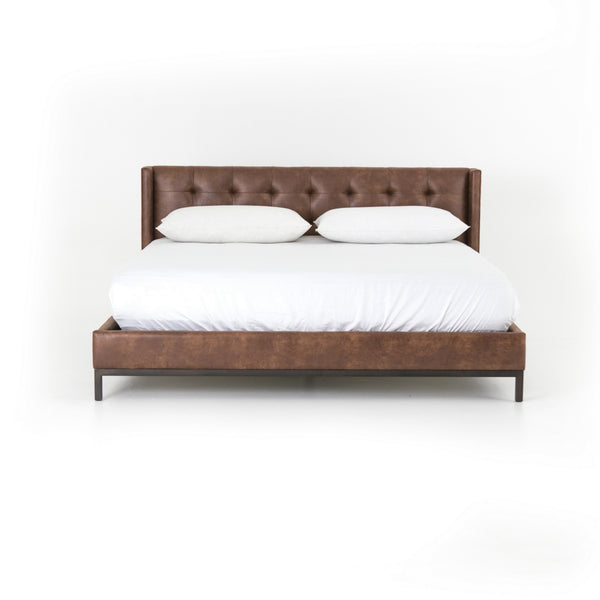 Newhall King Bed-Vintage Tobacco