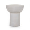 Searcy End Table In Textured Matte White