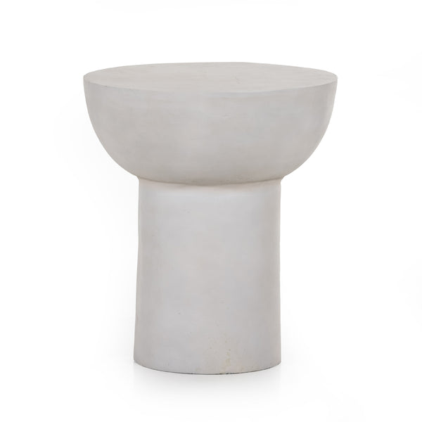 Searcy End Table In Textured Matte White