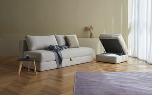 CORNILA OTTOMAN in KENYA GRAVEL FABRIC 579