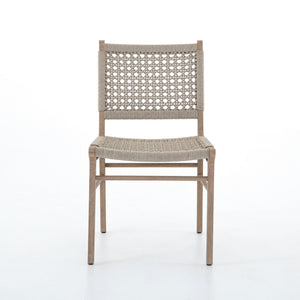 Delmar Outdoor Dining Chair to Washed Brown