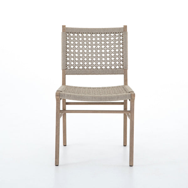 Delmar Outdoor Dining Chair to Washed Brown