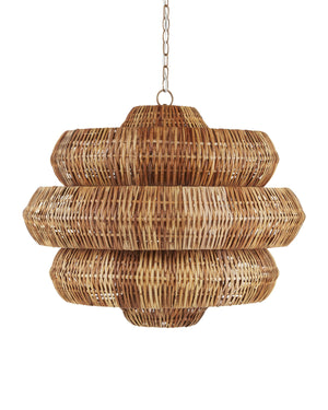 Antibes Chandelier In Khaki & Natural