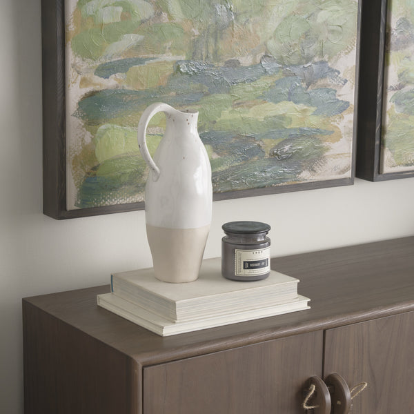 Valora Black Speckled Cream w/ Light Beige Ceramic Jug