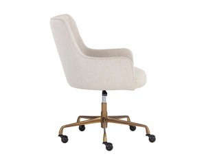 FRANKLIN OFFICE CHAIR - BEIGE LINEN