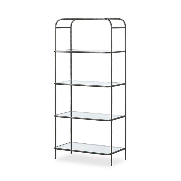 Swinton Bookcase - Hammered Gunmetal