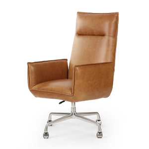 Lionel Desk Chair - Chaps Saddle