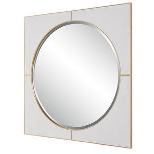 Cyprus White Square Mirror