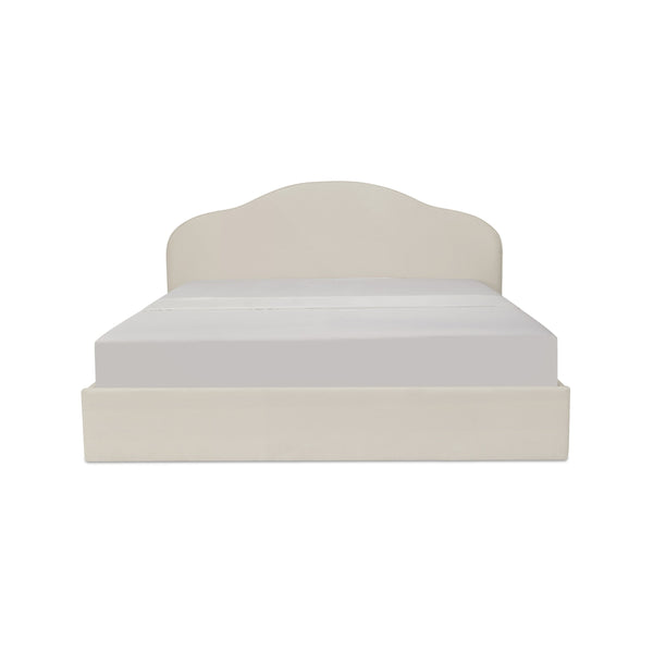 Moe's Maggie Queen Storage Bed in Cream