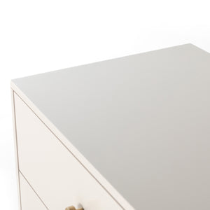 Van 7 Drawer Dresser In Matte Alabaster