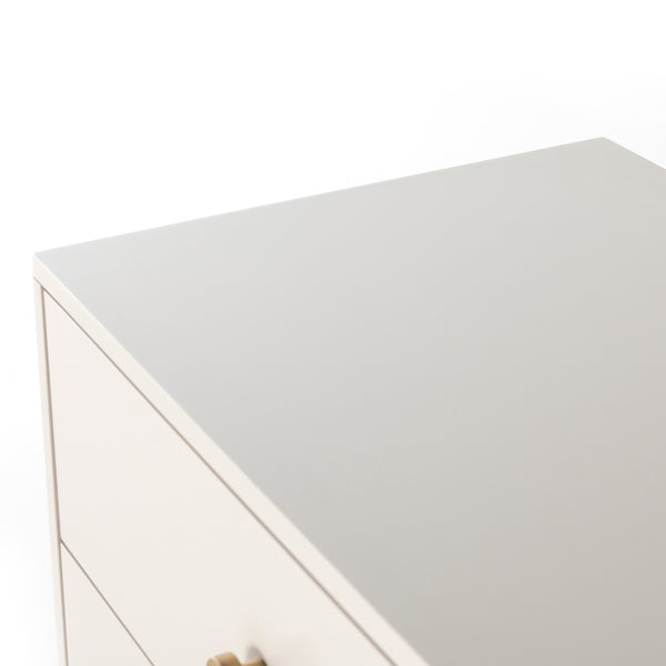 Van 7 Drawer Dresser In Matte Alabaster