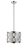 Dealey 3 Light Chandelier in Chrome Finish