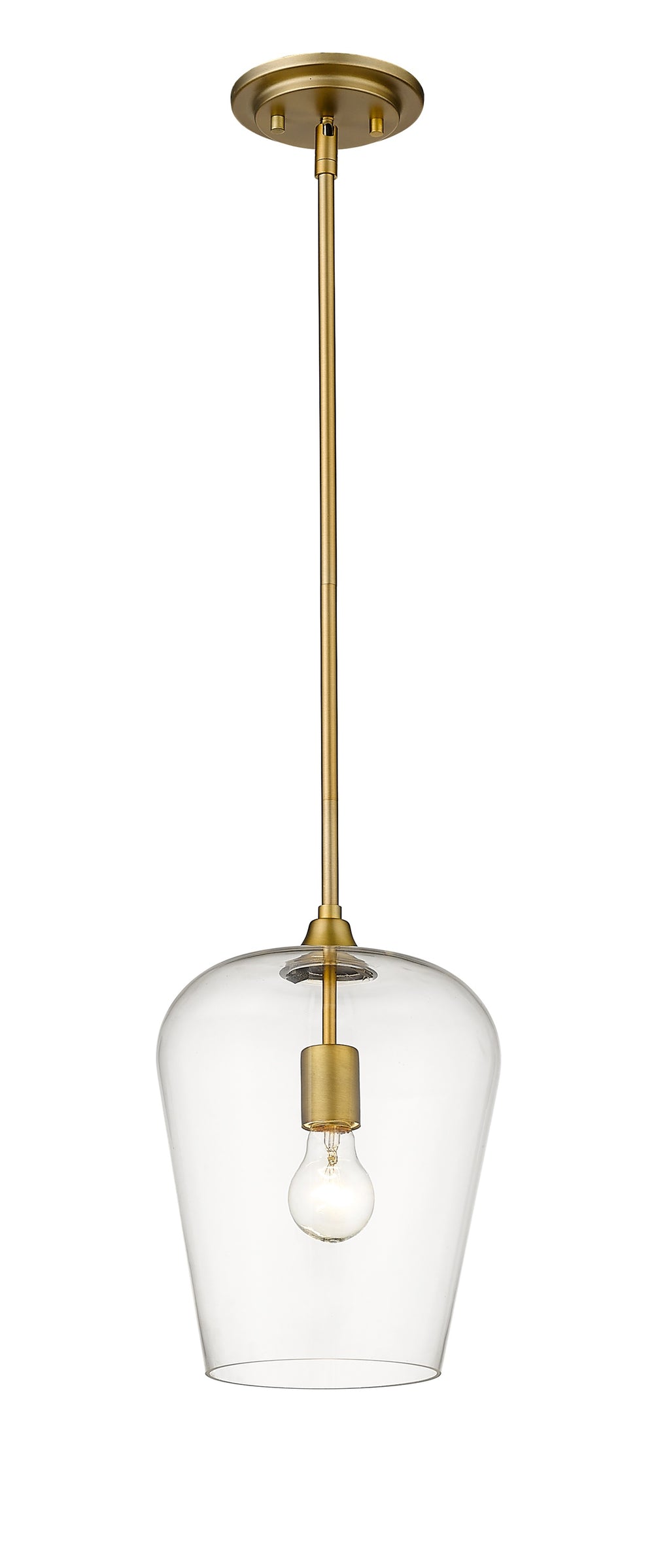 Joliet 1 Light Pendant in Olde Brass Finish
