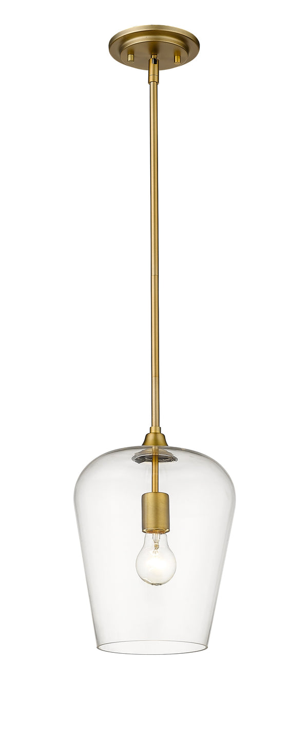 Joliet 1 Light Pendant in Olde Brass Finish