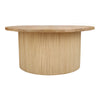 Kiefer Rattan Coffee Table w/ Wood Top, Natural
