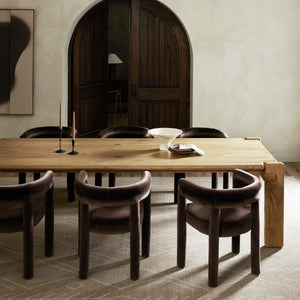 Marcia Dining 120" Table In Natural Reclaimed