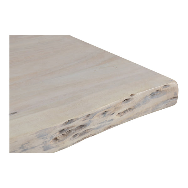 Evans Dining Table in White Acacia Wood