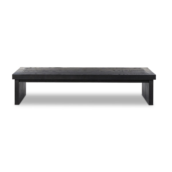 Warby Coffee Table in Worn Black Oak